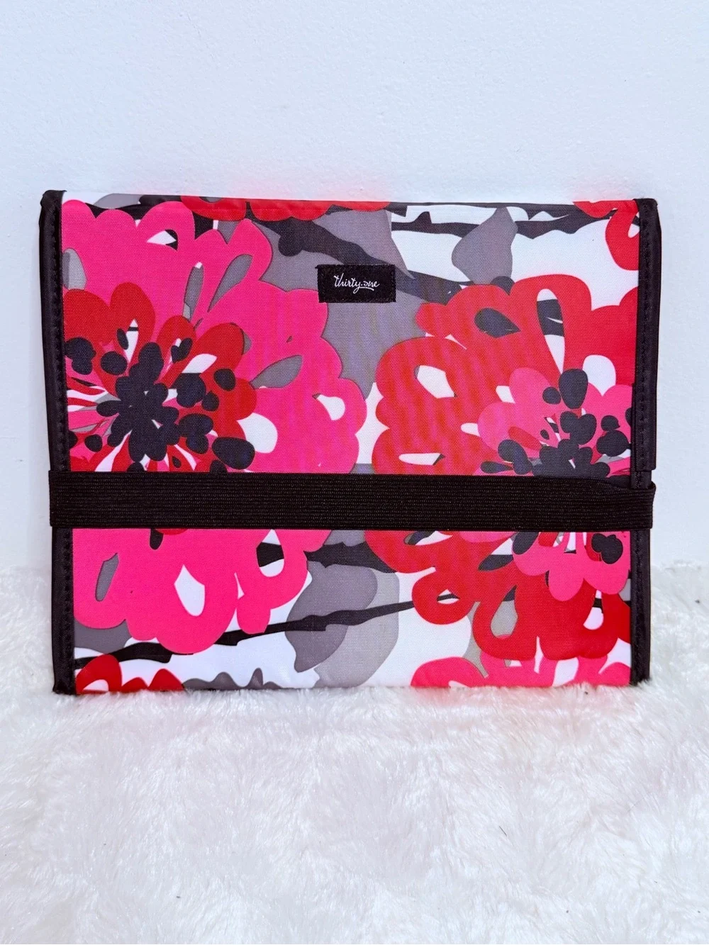 Thirty One Fold Up Cover Carry Organizer Notepad iPad Tablet Case Bold Bloom